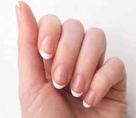 Make a french manicure